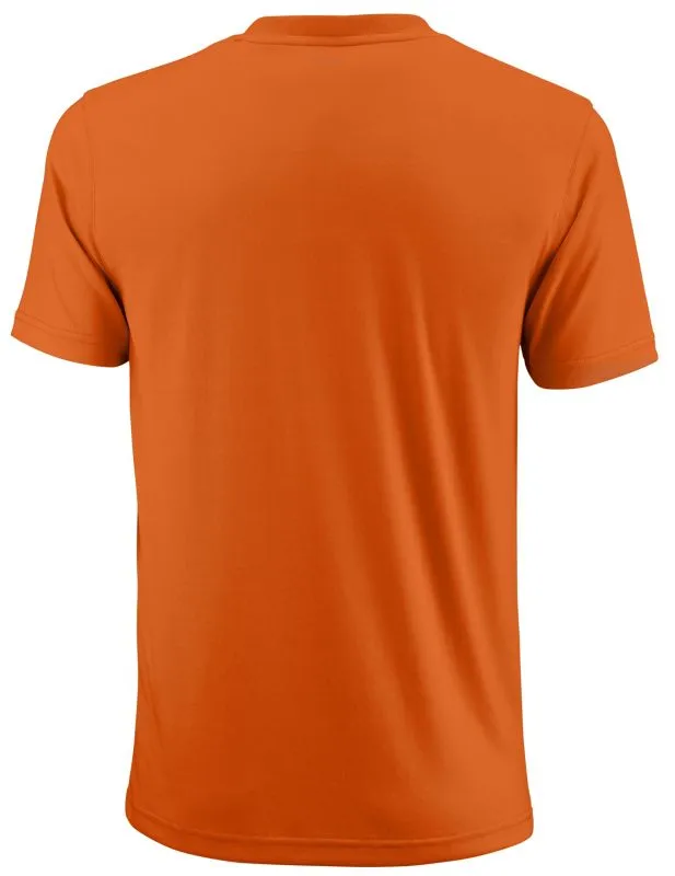 wilson-m-uwii-script-tech-tee-burn-orange-2 Wilson M Uwii Script Tech Tee - burn orange