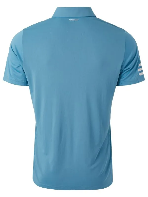 adidas-club-3-stripes-polo-m-haze-blue-white-2 Adidas Club 3 Stripes Polo M - haze blue/white