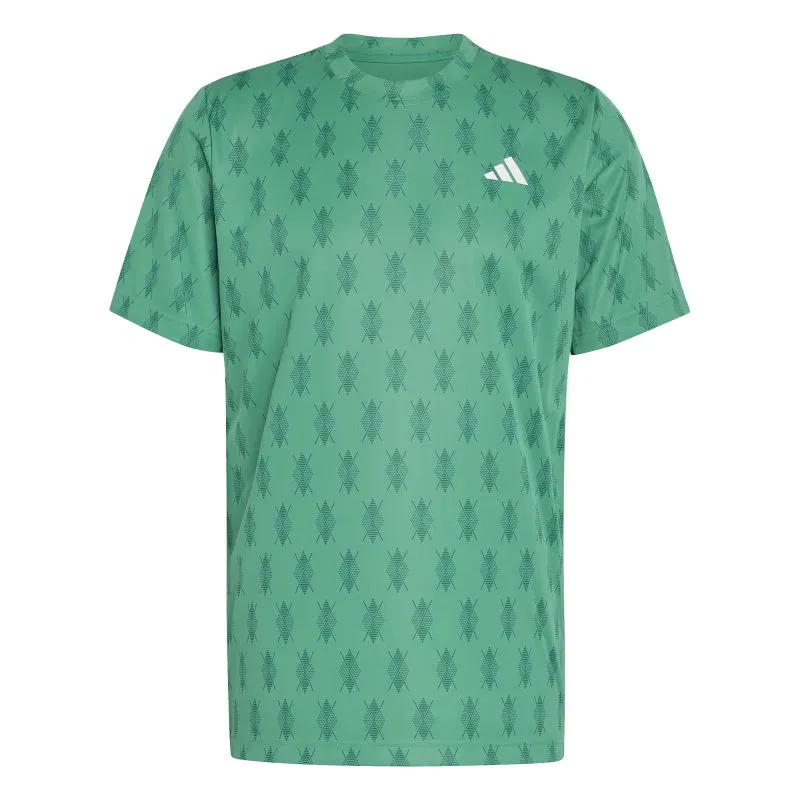 Adidas Club Climacool Graphic - semi court green/collegiate green