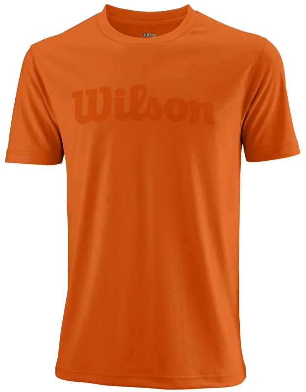 Wilson M Uwii Script Tech Tee - burn orange