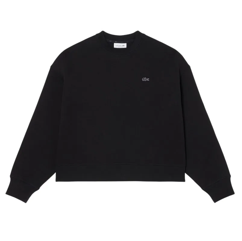 Lacoste Oversized Double Face Jersey - black