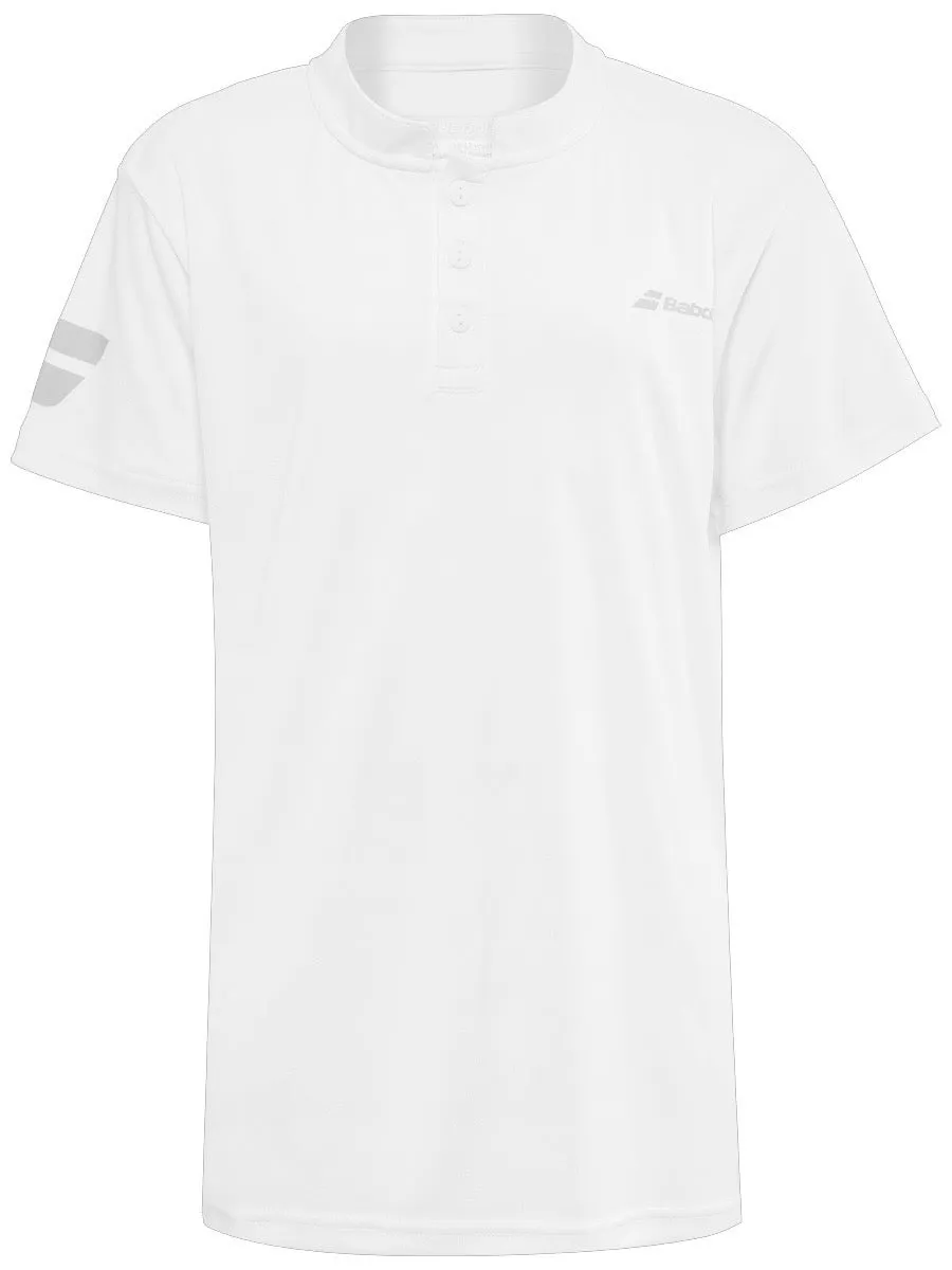 Babolat Play Polo Boy - white/white