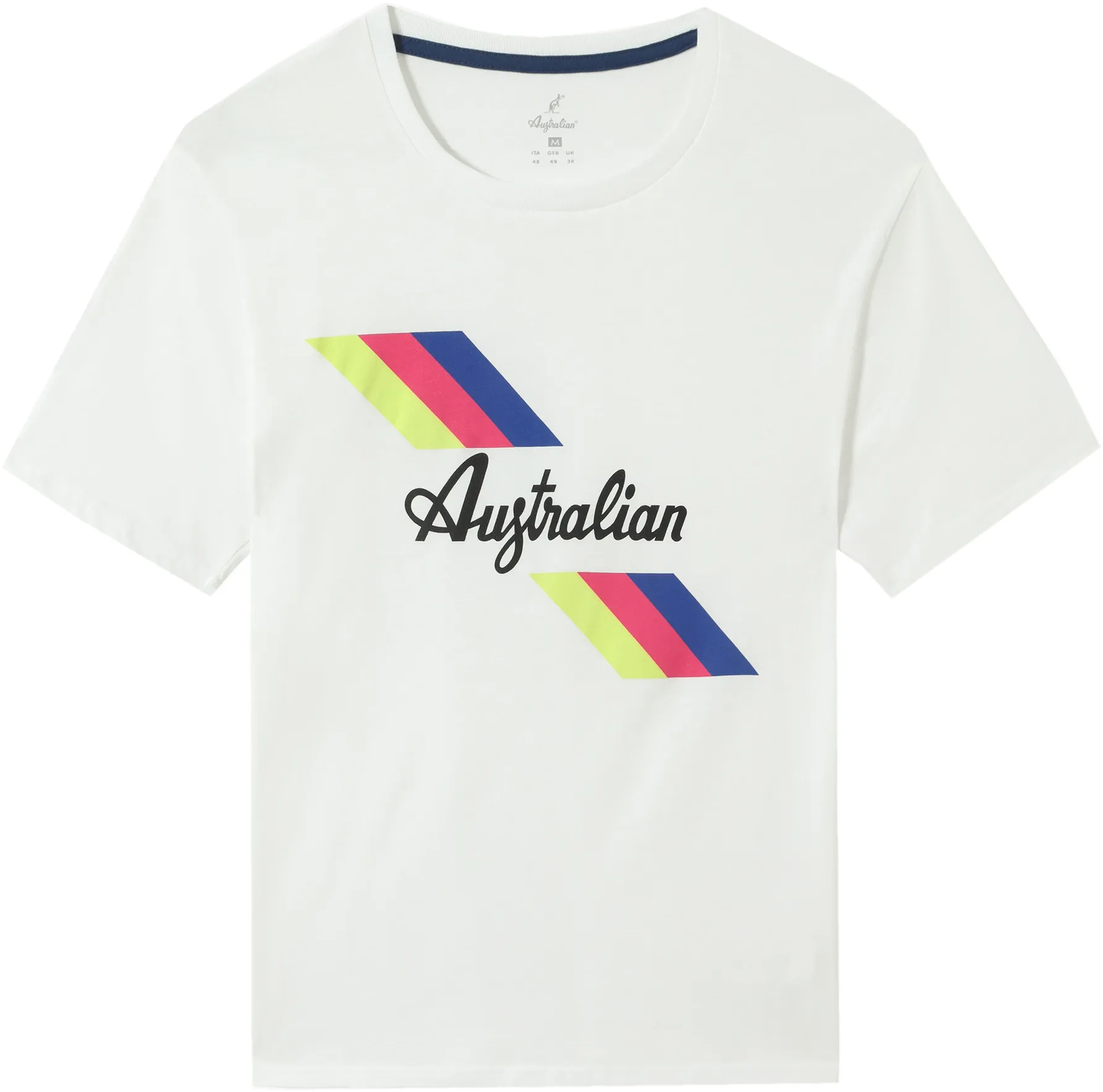Australian Jersey T-Shirt with Print - bianco