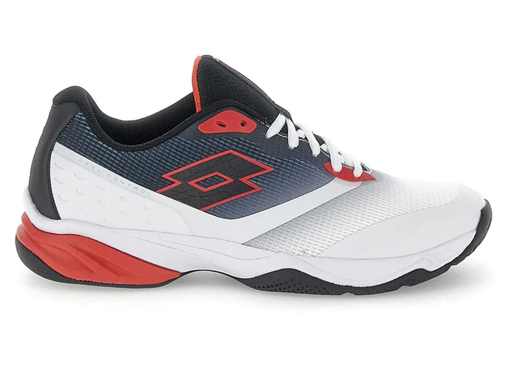 Lotto Mirage 400 ALR - all white/all black/red poppy Lotto Mirage 400 ALR - all white/all black/red poppy