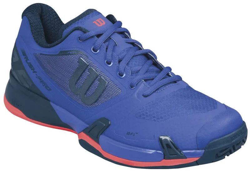 Wilson Rush Pro 2.5 - spectrum blue/navy blazer/fiery coral