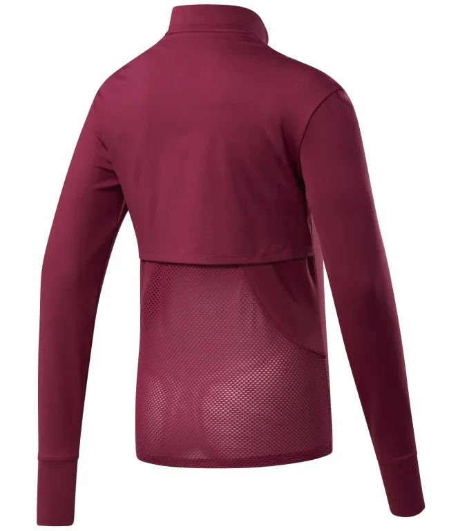 Reebok Workout Running 1/4 Zip W - punch berry