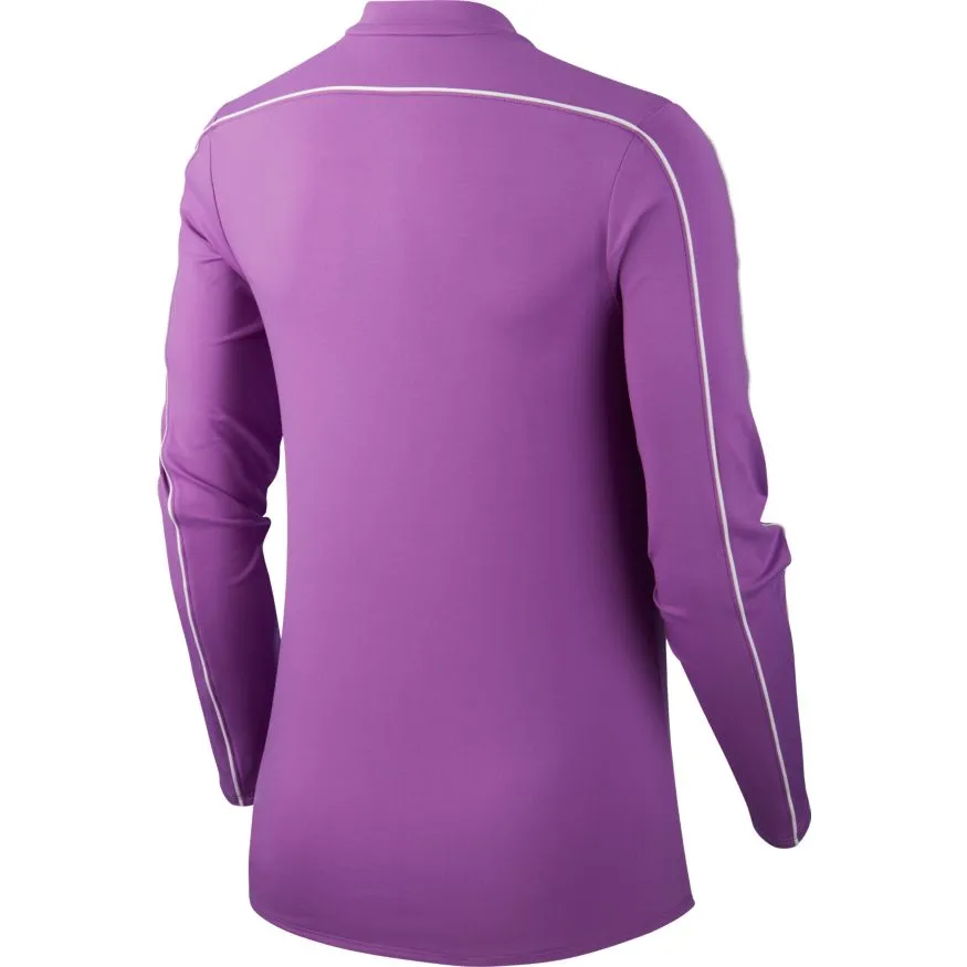 Nike Court Women Dry 1/2 Zip Top - purple nebula/white/white/white