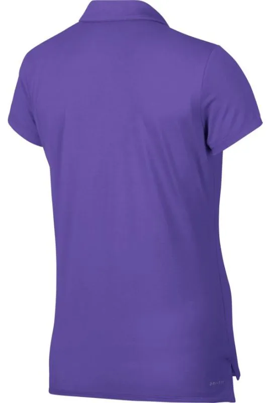 Nike Court Polo SS Pure W - psychic purple/white