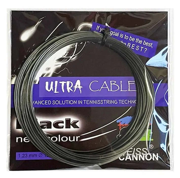 Weiss Cannon Ultra Cable (12 m) - black