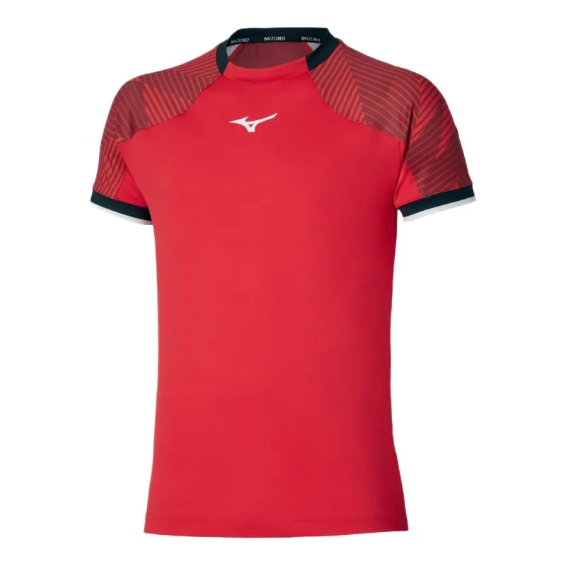 Mizuno Stargazer Shadow Short-Sleeve - fiery red Mizuno Stargazer Shadow Short-Sleeve - fiery red