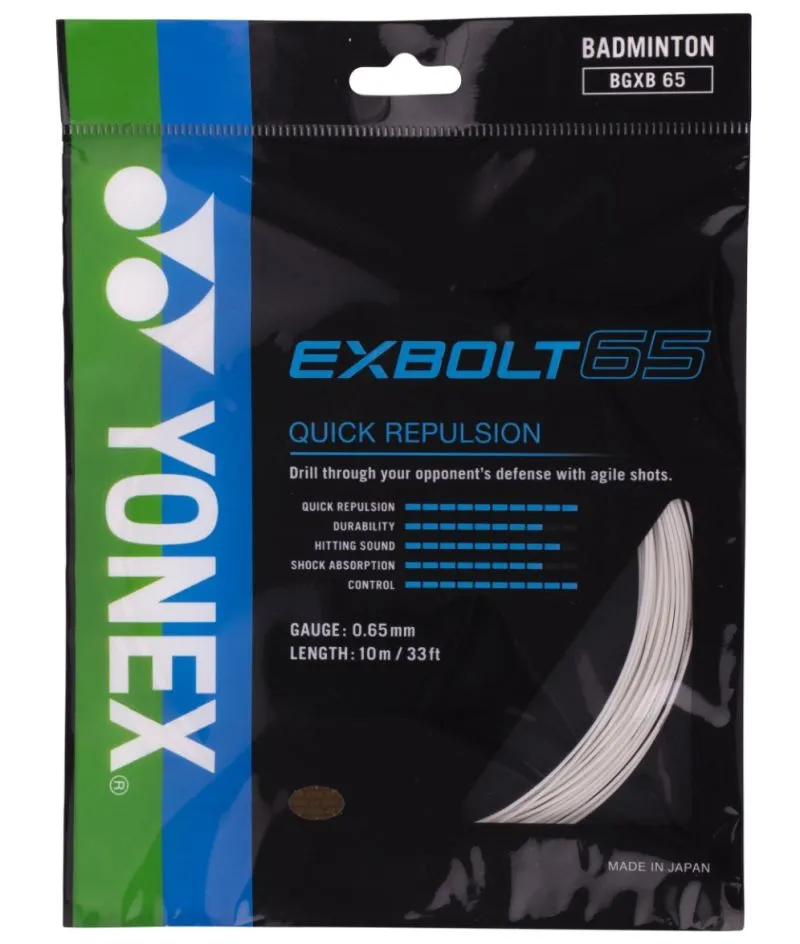Yonex Exbolt 65 (10 m) - white