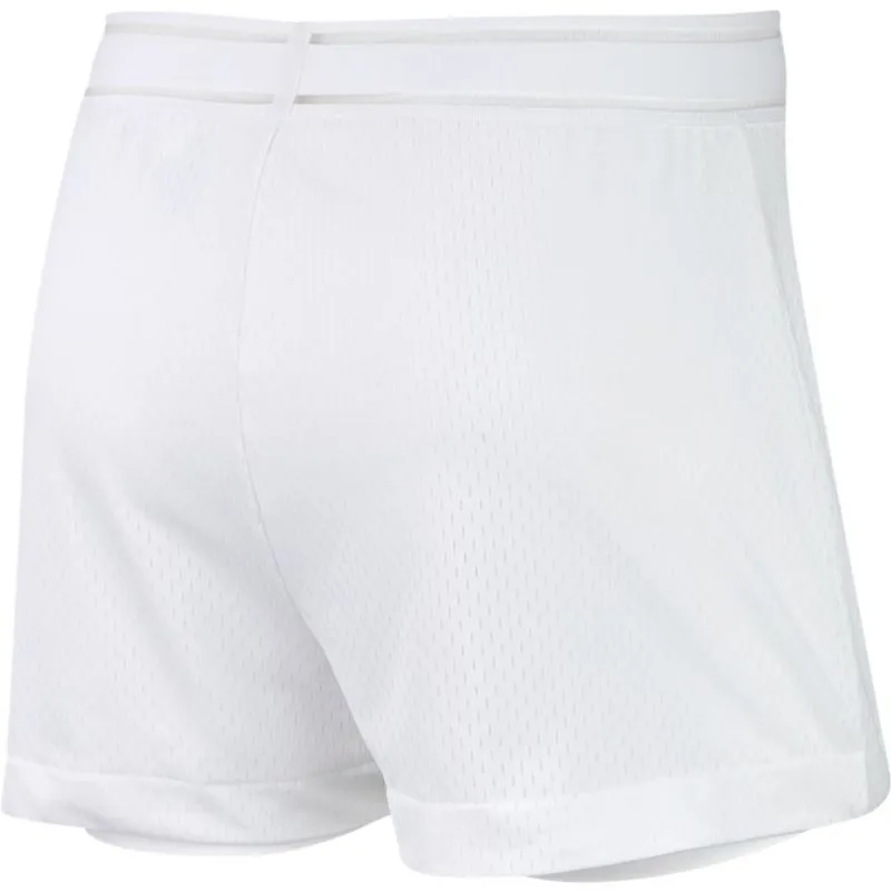 Nike Court Slam Short NY W - white/black/court purple/volt