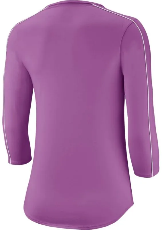 Nike Court Women 3/4 Sleeve Top - purple nebula/white/white/white