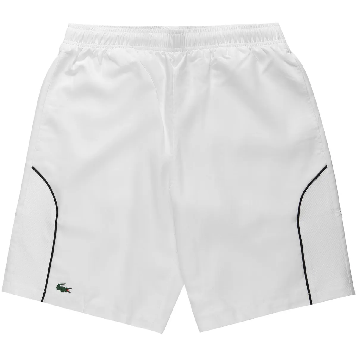 Lacoste Men’s SPORT Mesh Panels Lightweight Tennis Shorts - white/black/bl