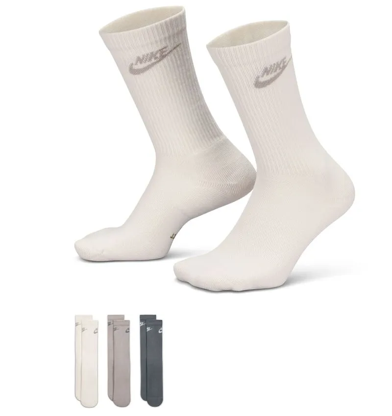 Nike Everyday Elevated Crew 3P - phantom/college gray/smoke gray Nike Everyday Elevated Crew 3P - phantom/college gray/smoke gray