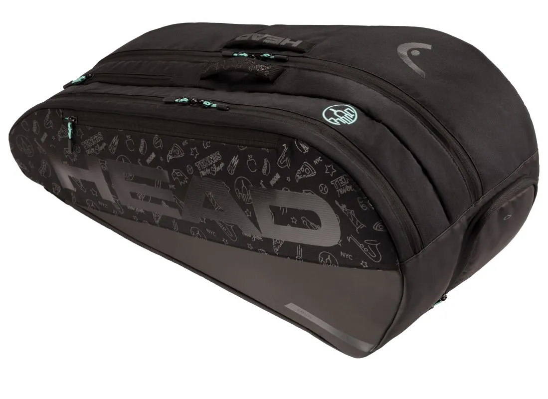Head Tour Racquet Bag L - neon/black