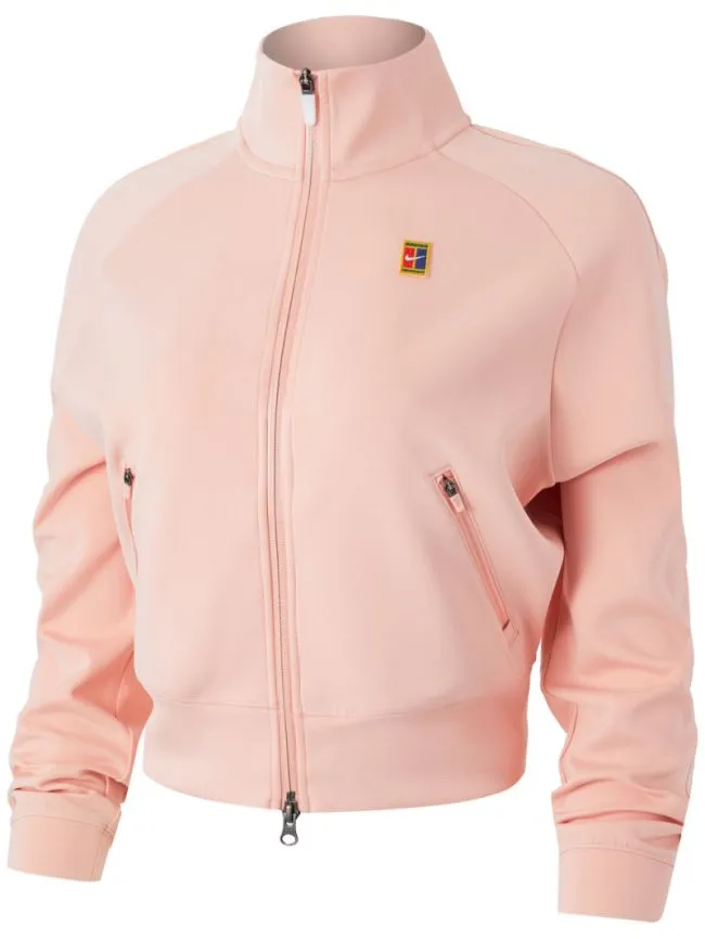 Nike Court Heritage Jacket FZ W - arctic orange/black