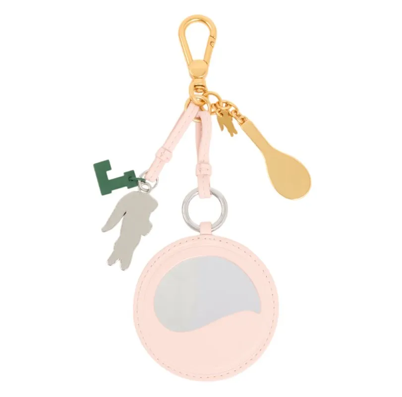 Lacoste Tennis Racket Mirror L Charms Key Ring - hidus