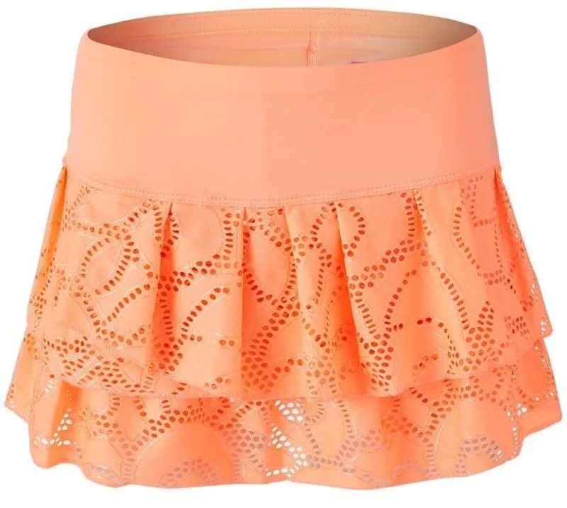 Lucky in Love Girls Eyelet Go Lace Flounce Skirt Lucky in Love Girls Eyelet Go Lace Flounce Skirt