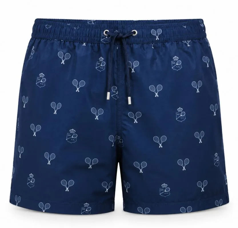 Monte-Carlo Country Club MCCC Crossed Rackets Boxer - navy Monte-Carlo Country Club MCCC Crossed Rackets Boxer - navy