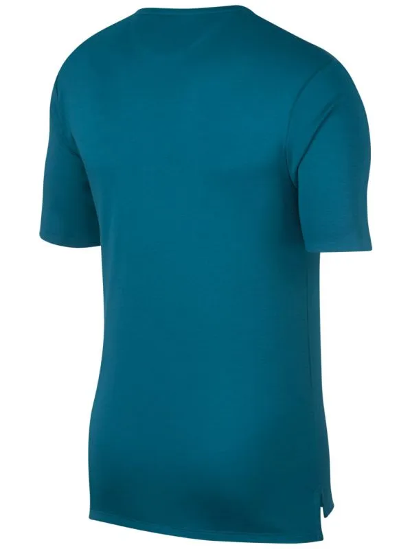 Nike Court Henley EOS - green abyss/white