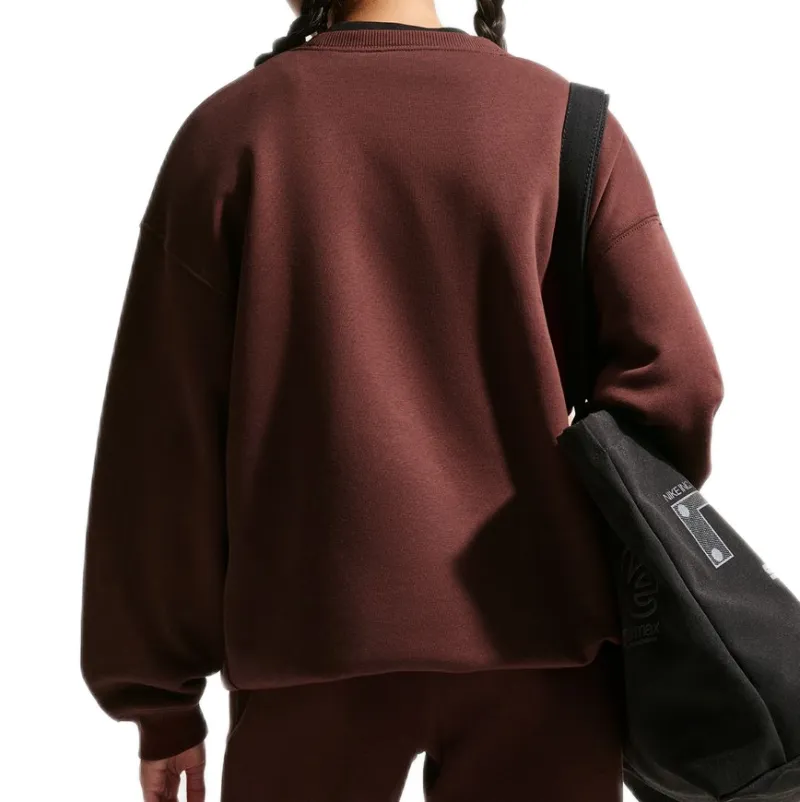 Nike Sportswear Studio Fleece Crewneck - mystic dates/white
