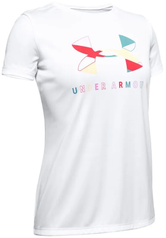 Under Armour Tech Graphic Big Logo - white Under Armour Tech Graphic Big Logo - white