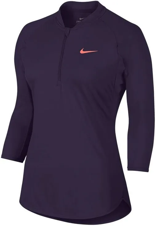  Nike Dry Pure Top - purple dynasty/bright mango