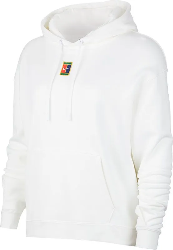 Nike Court Heritage Hoodie W - white
