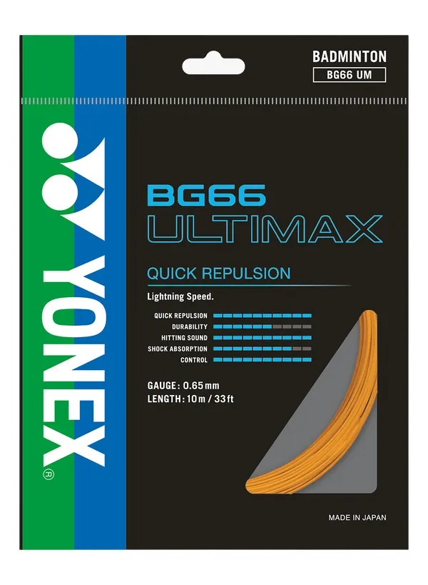 Yonex BG 66 Ultimax (10 m) - orange Yonex BG 66 Ultimax (10 m) - orange