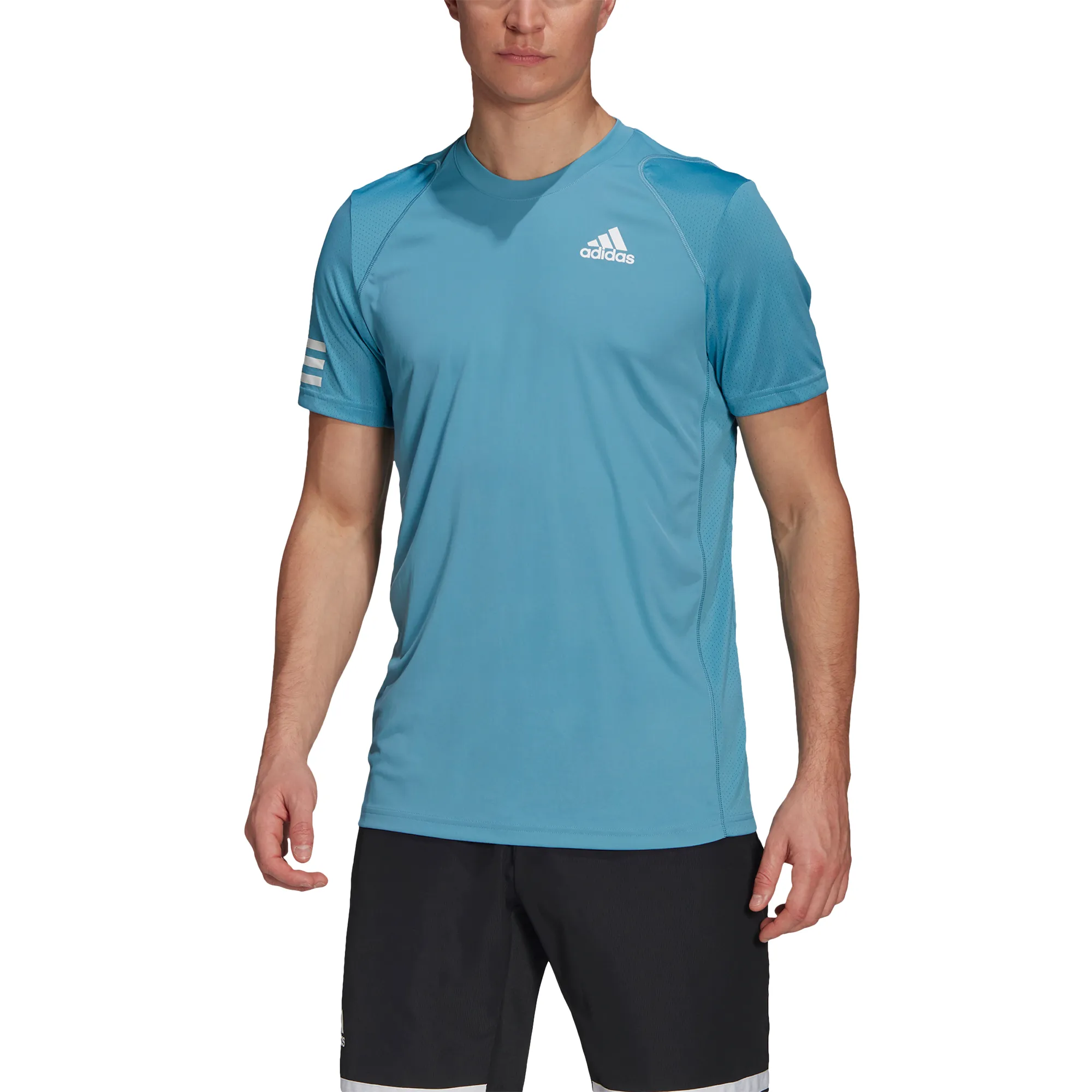 adidas-club-3-stripes-tee-m-hazy-blue-white-2 Adidas Club 3-Stripes Tee M - hazy blue/white