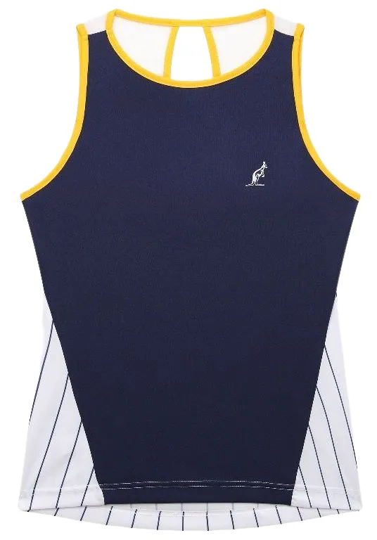Australian Ace Vest With Print W - blu cosmo