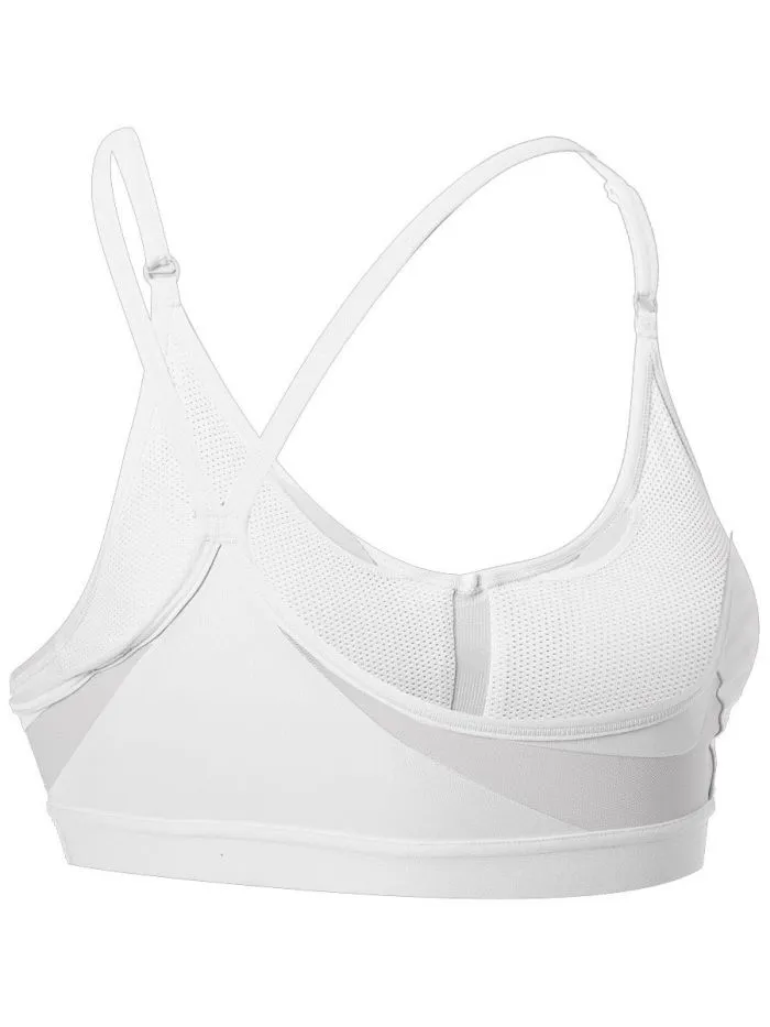 Nike Indy Bra V-Neck W - white/grey fog/particle grey