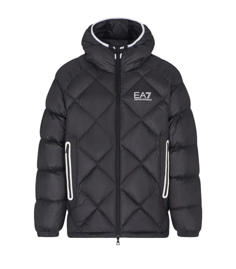 EA7 Man Woven Down - black