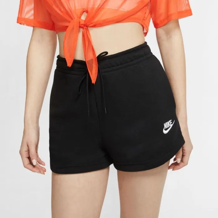 Nike Sportswear Essential Short French Terry W - black/white