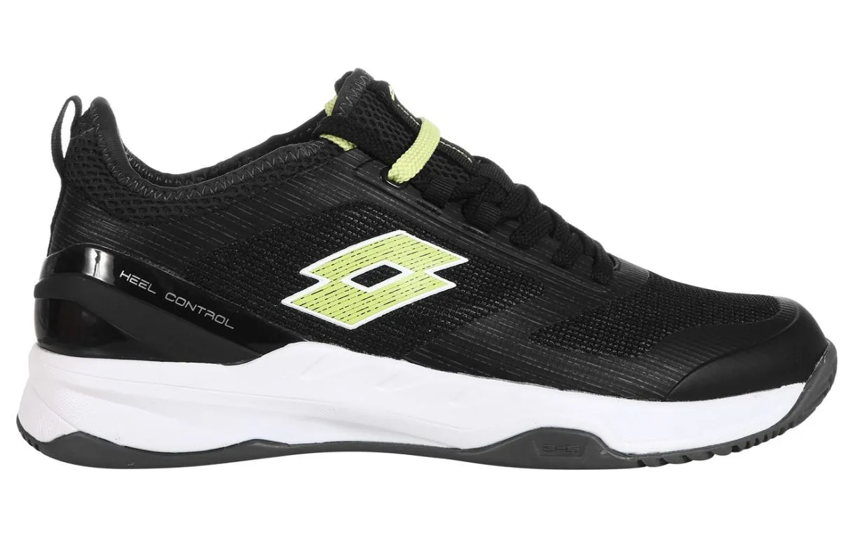 black213626_2 Lotto Mirage 200 Clay - all black/sharp green/asphalt