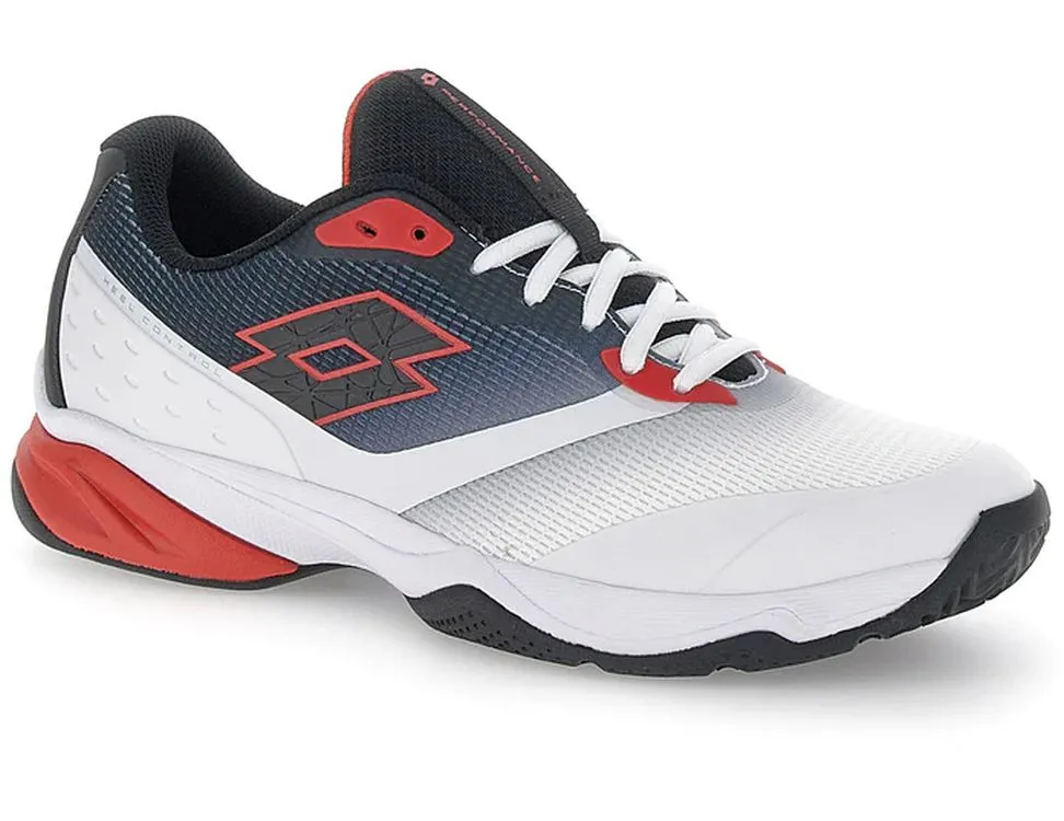 Lotto Mirage 400 ALR - all white/all black/red poppy