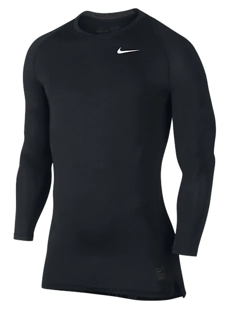 Nike Cool Comp LS - black/dark grey/white