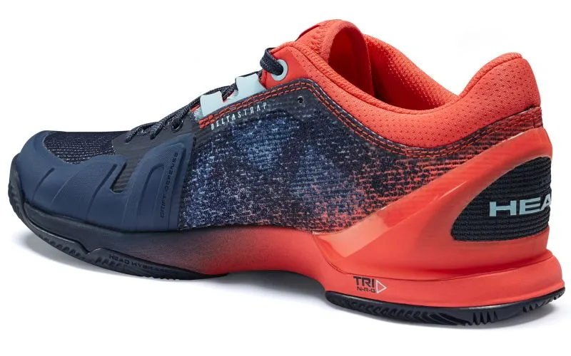Head Sprint Pro 3.0 Clay Women - dressblue/coral