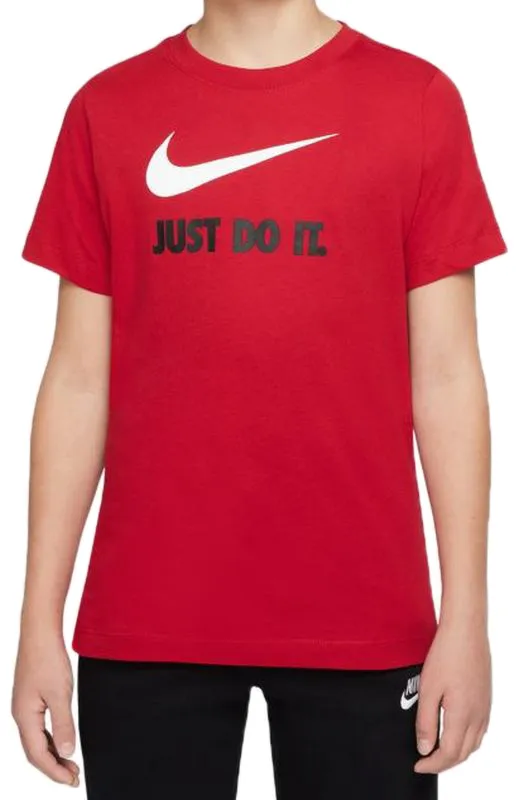 Nike B NSW Tee Just Do It Swoosh - gym red