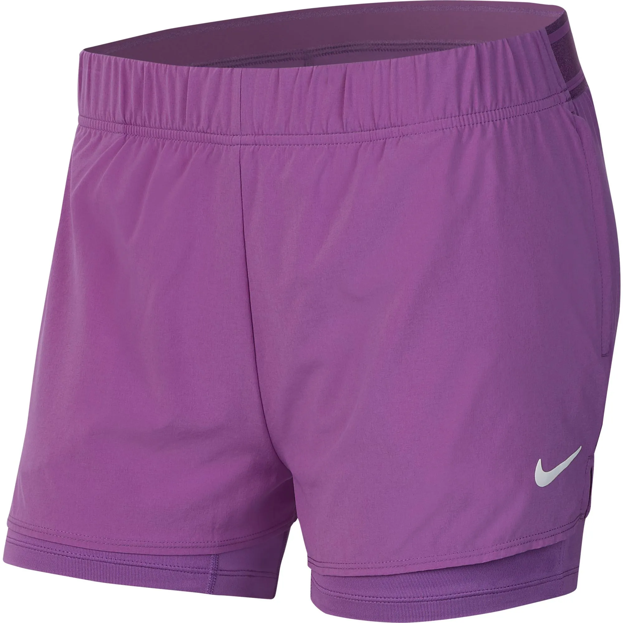 Nike Court Flex Short - purple nebula/white