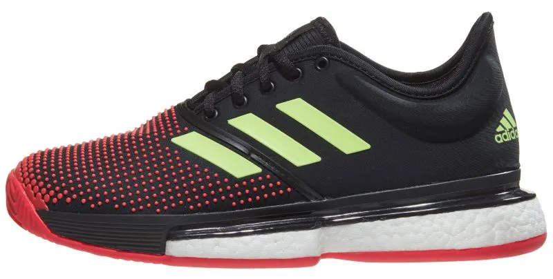 adidas-solecourt-boost-w-core-black-hi-res-yellow-shock-red-5 Adidas SoleCourt Boost W - core black/hi-res yellow/shock red
