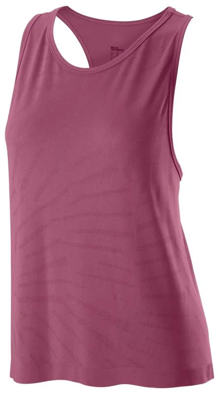 Wilson W Competition Seamless Tank - plum