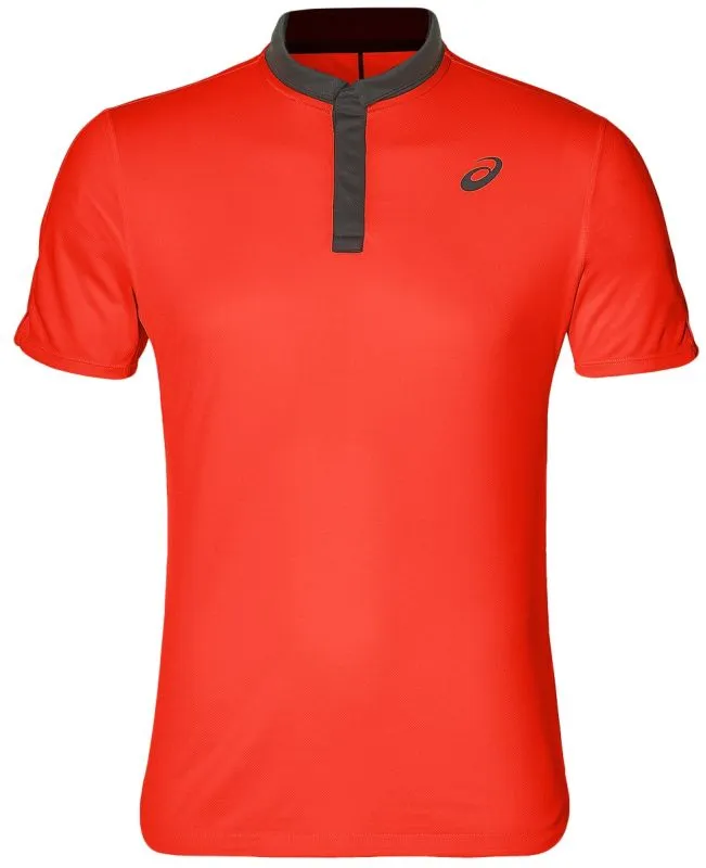 asics-club-m-polo-shirt-flash-coral-1 Asics Club M Polo-Shirt - flash coral