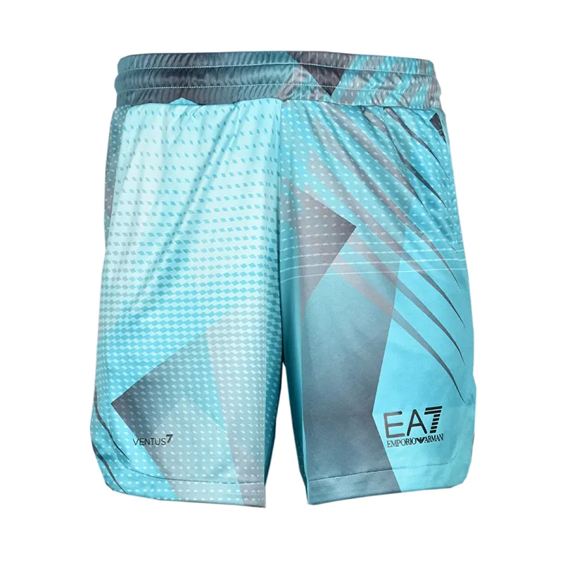 EA7 Man Jersey Shorts - blue curacao EA7 Man Jersey Shorts - blue curacao