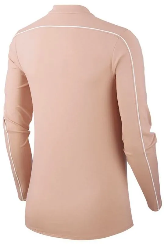 nike-court-women-dry-1-2-zip-top-washed-coral-white-white-white-2 Nike Court Women Dry 1/2 Zip Top - washed coral/white/white/white