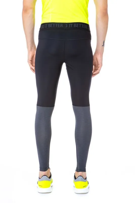 Hydrogen Fast Skull Leggings Man - black melange