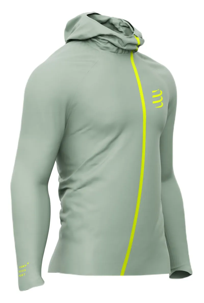 FW24_AM00009B_HoodDown_ICE_FLOW-SAFETY_YELLOW_360_02 Compressport Hurricane Waterproof 10/10