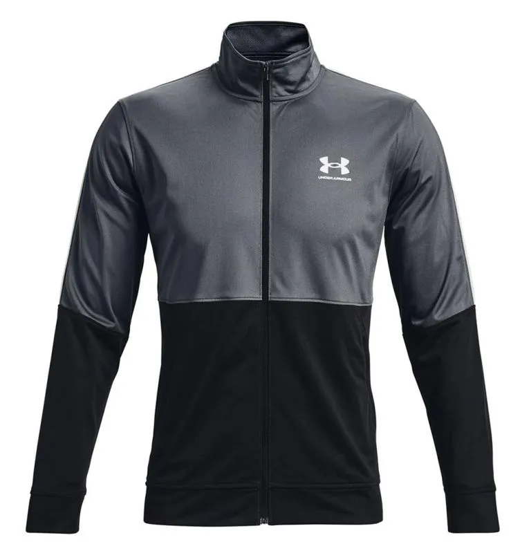 Under Armour Men's UA Pique Track Jacket - black/white