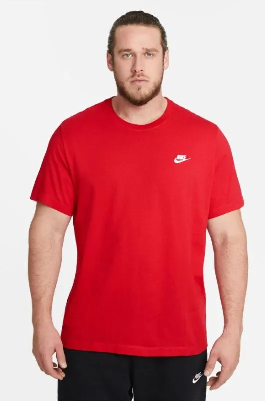 nike-nsw-club-tee-m-university-red-white-3 Nike NSW Club Tee M - university red/white
